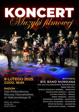 Radom Wydarzenie Koncert Koncert Muzyki Filmowej Big Band Mundana