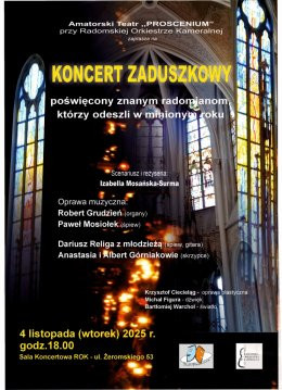 Radom Wydarzenie Koncert Koncert Zaduszkowy 2025