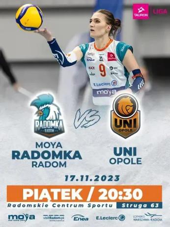 Radom Wydarzenie Sporty drużynowe MOYA Radomka Radom vs. UNI Opole